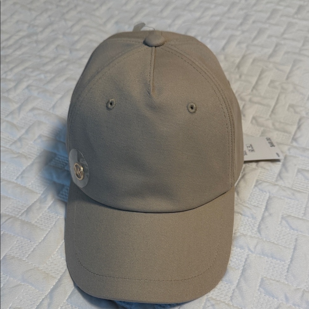 Michael Kors Tan Baseball Cap